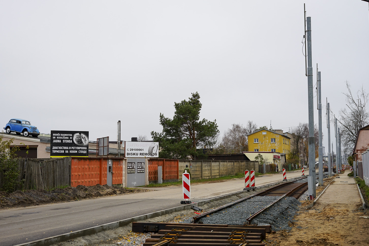 Daugavpils — Reconstruction of tram line to the Bread Factory