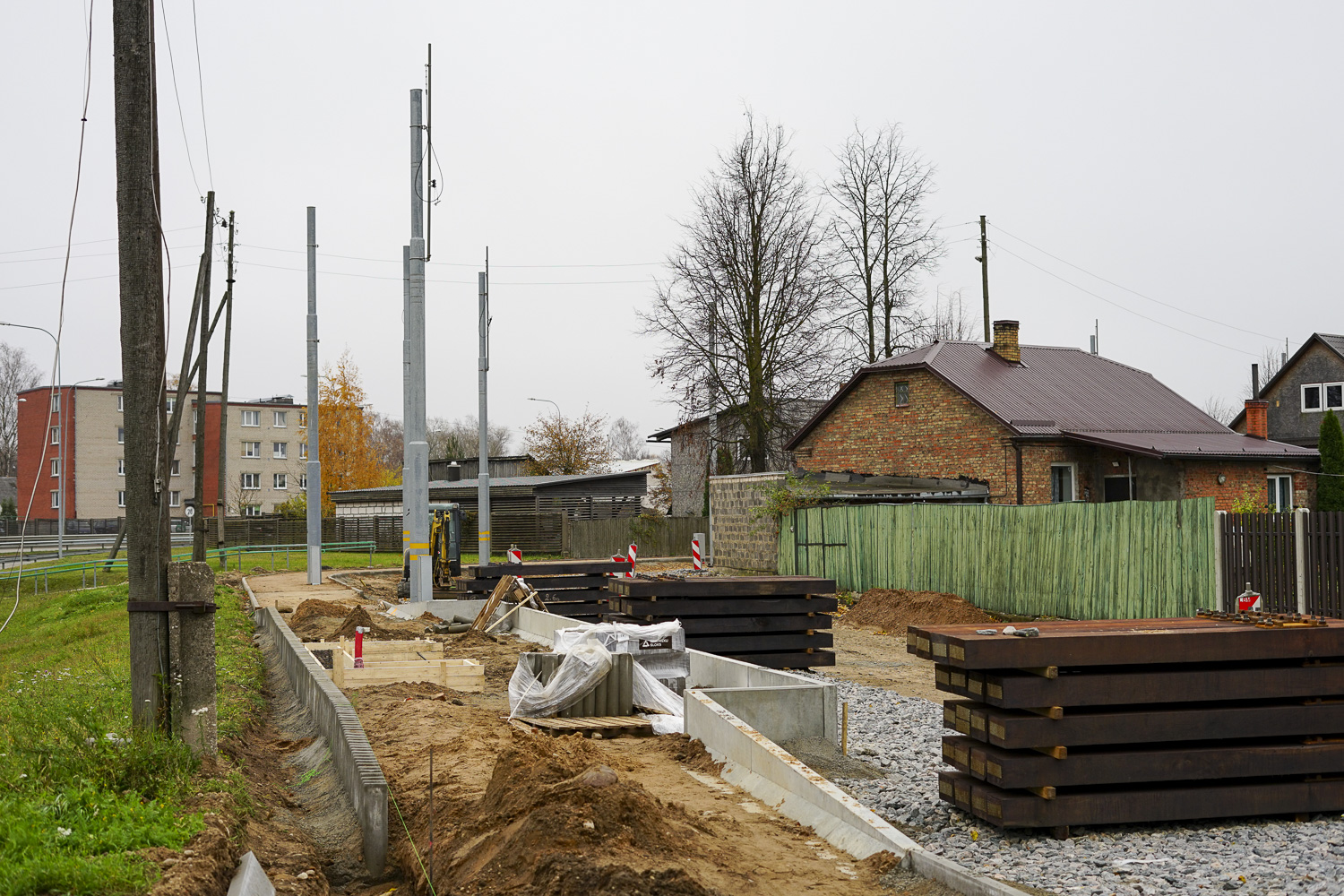Daugavpils — Reconstruction of tram line to the Bread Factory