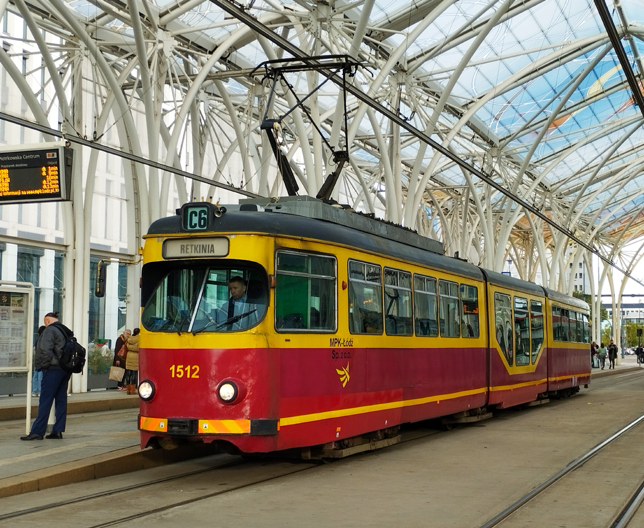 Лодзь, Duewag GT8NF № 1512