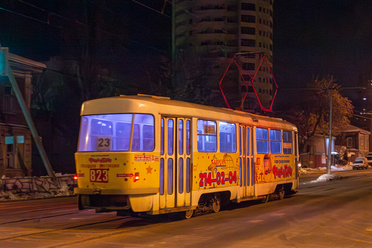 Самара, Tatra T3SU № 823