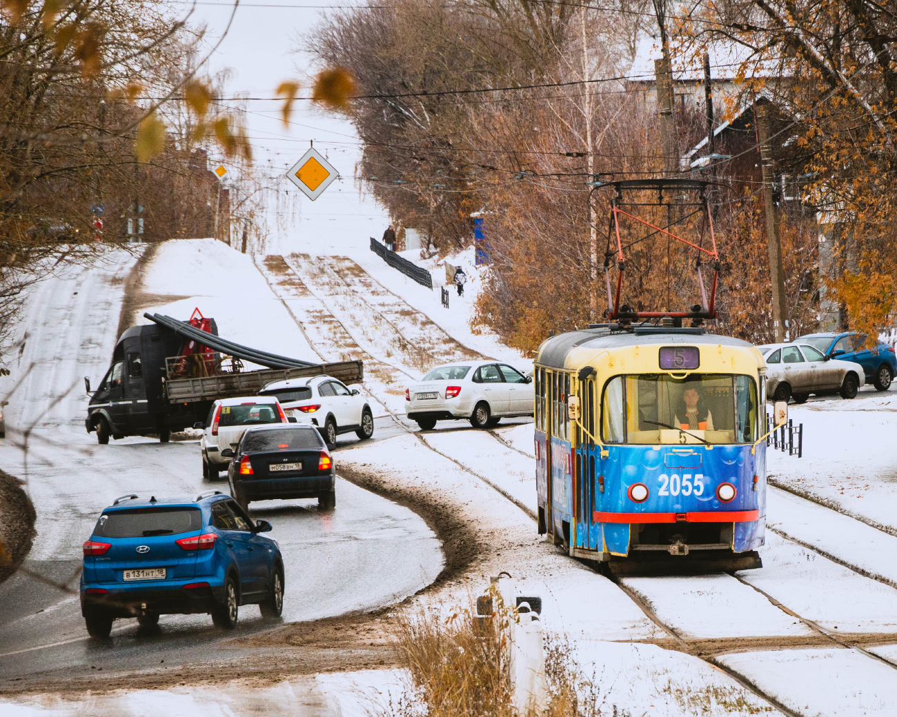 Iżewsk, Tatra T3SU mod. Izhevsk Nr 2055