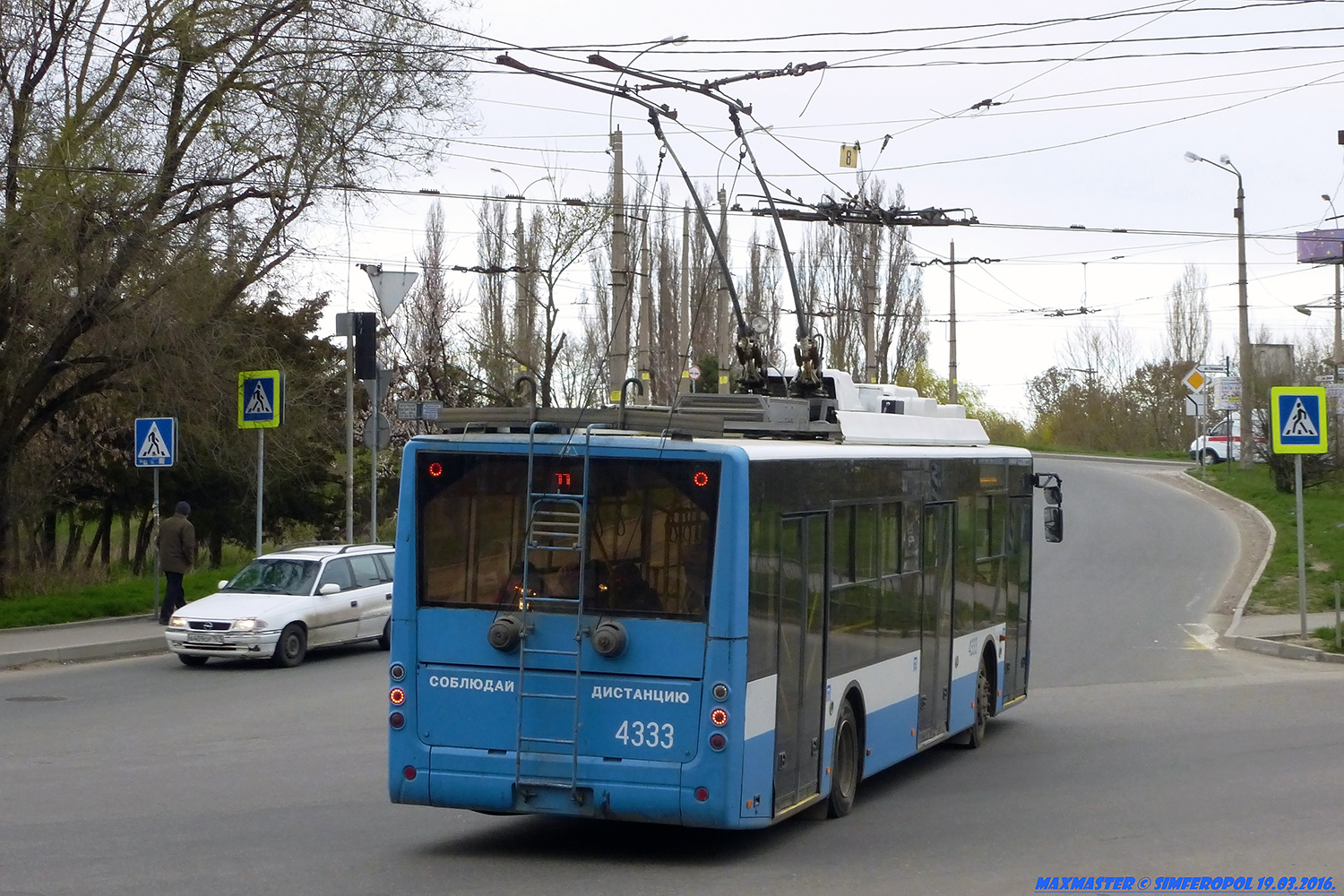Крымский троллейбус, Богдан Т70110 № 4333