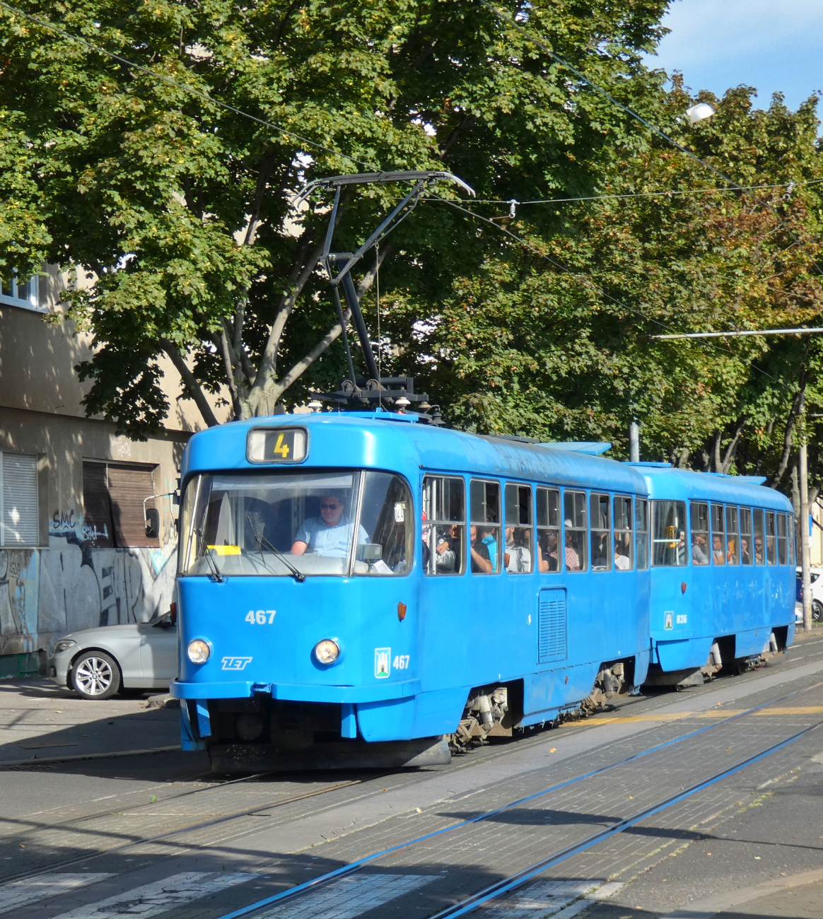 Загреб, Tatra T4YU № 467