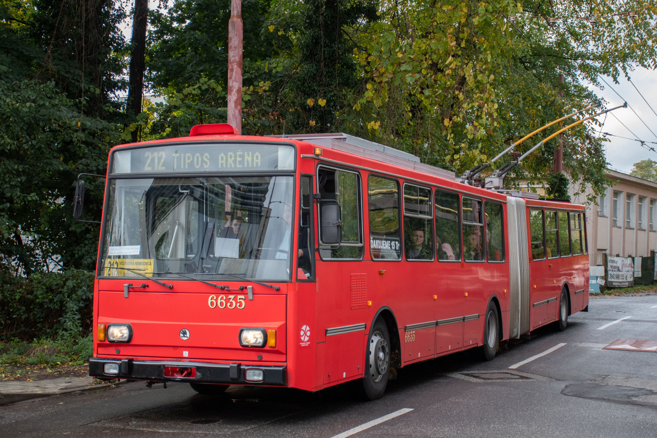 Bratysława, Škoda 15Tr13/6M Nr 6635; Bratysława — The last day of regular service of trolleybuses Škoda 15 TrM