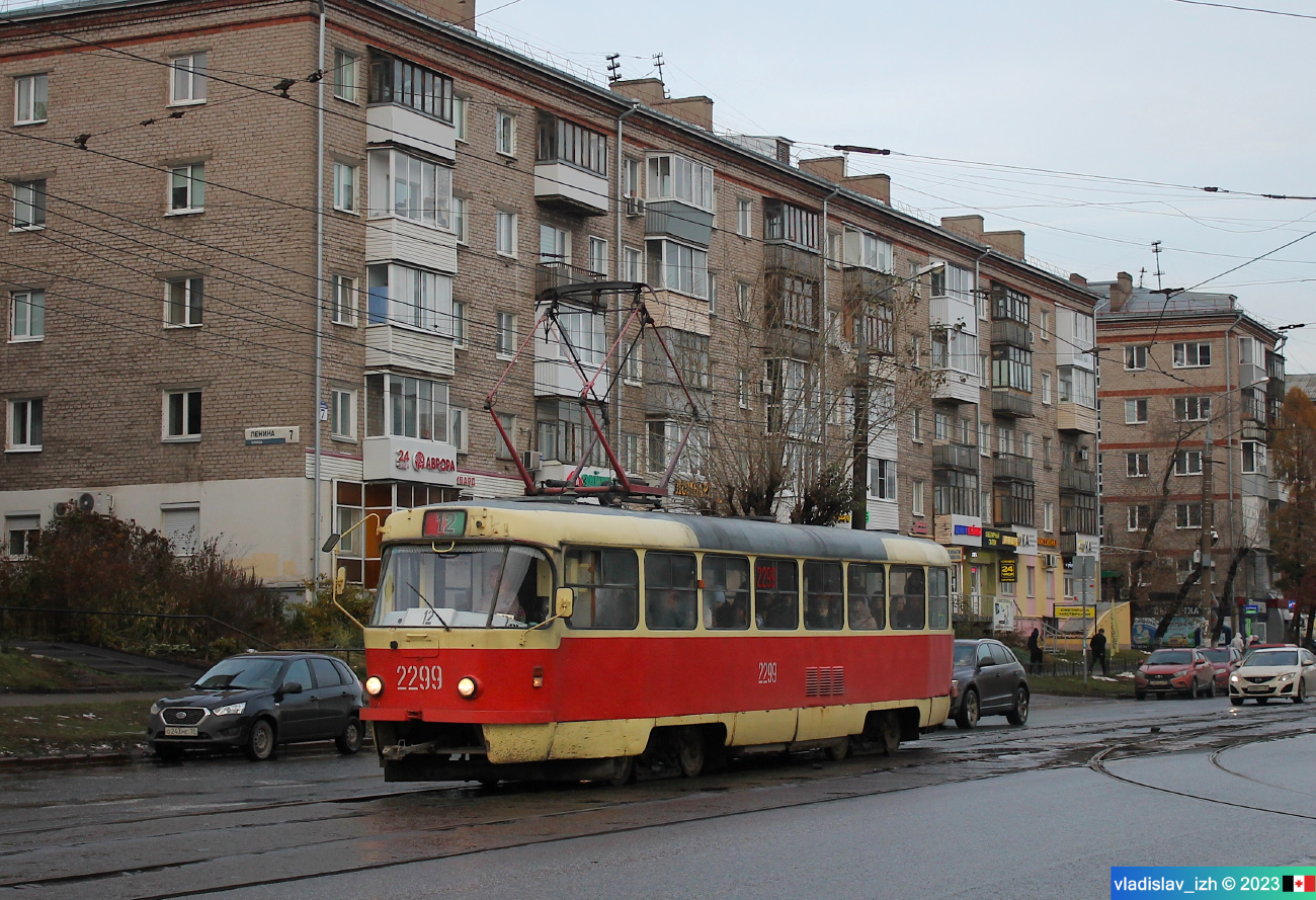 Ижевск, Tatra T3SU № 2299