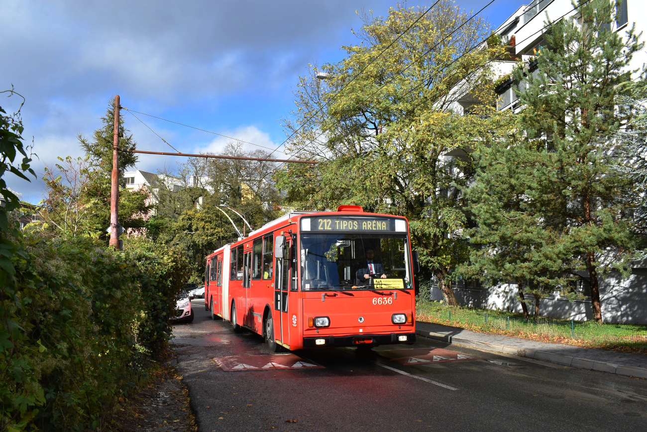 Bratislava, Škoda 15Tr13/6M Br. 6636; Bratislava — The last day of regular service of trolleybuses Škoda 15 TrM
