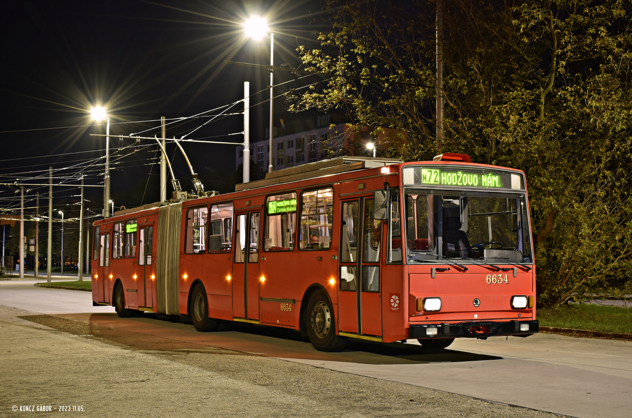 Братислава, Škoda 15Tr13/6M № 6634; Братислава — Прощание с троллейбусами Škoda 15 TrM и их последний день работы