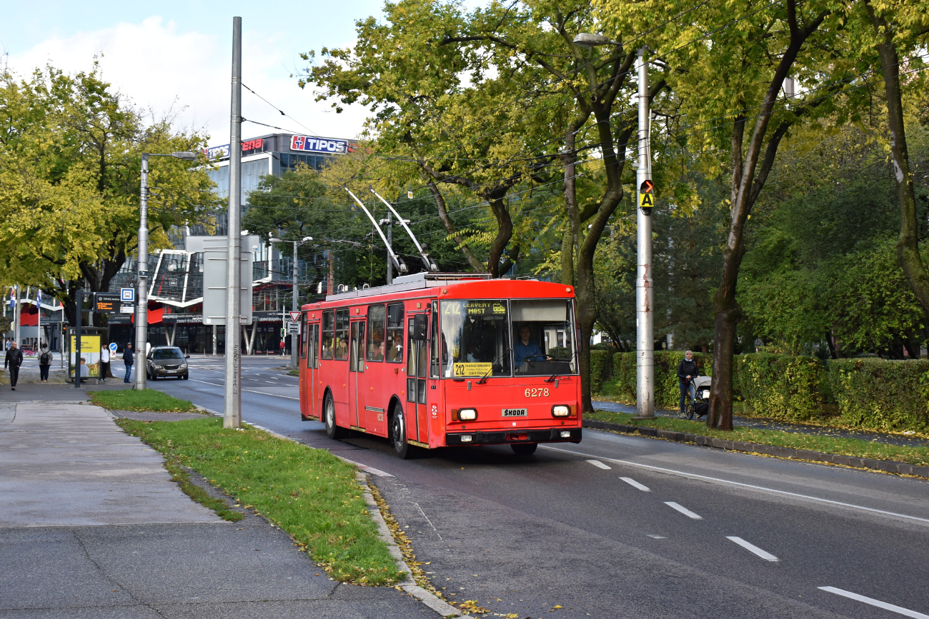 Bratislava, Škoda 14Tr10/6 № 6278; Bratislava — The last day of regular service of trolleybuses Škoda 15 TrM