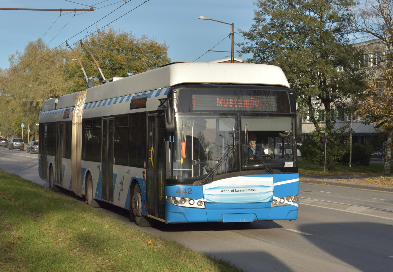 Таллин, Solaris Trollino III 18 AC № 442