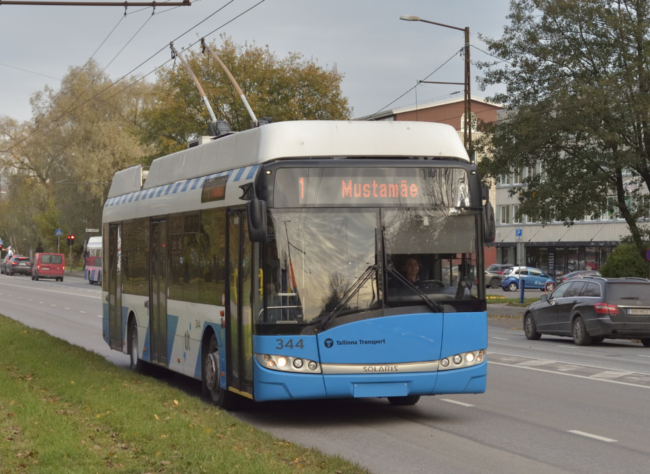 Таллин, Solaris Trollino III 12 AC № 344