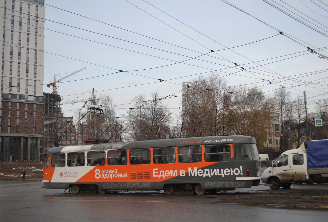 Ижевск, Tatra T3K № 1224