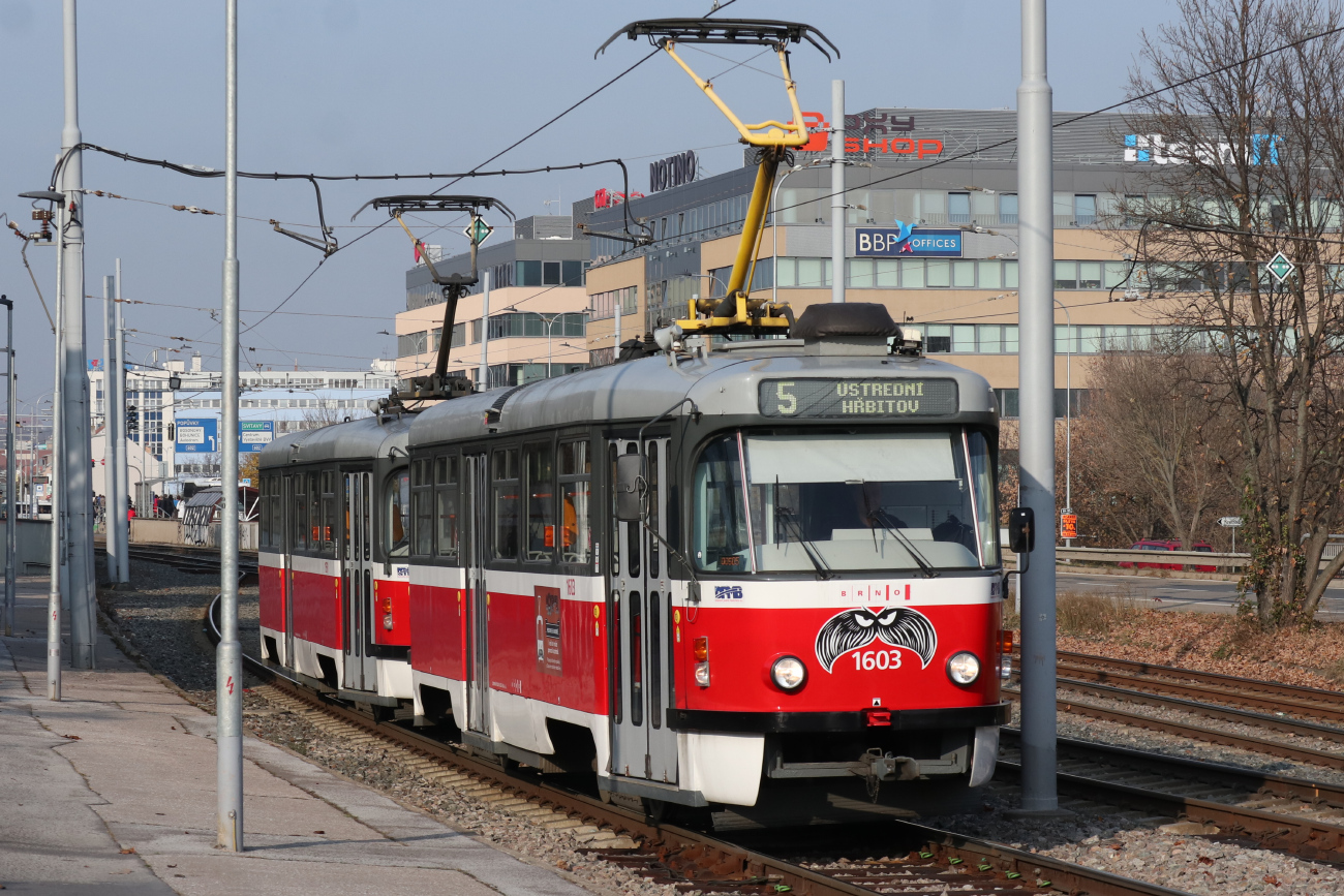 Brno, Tatra T3R.PV nr. 1603