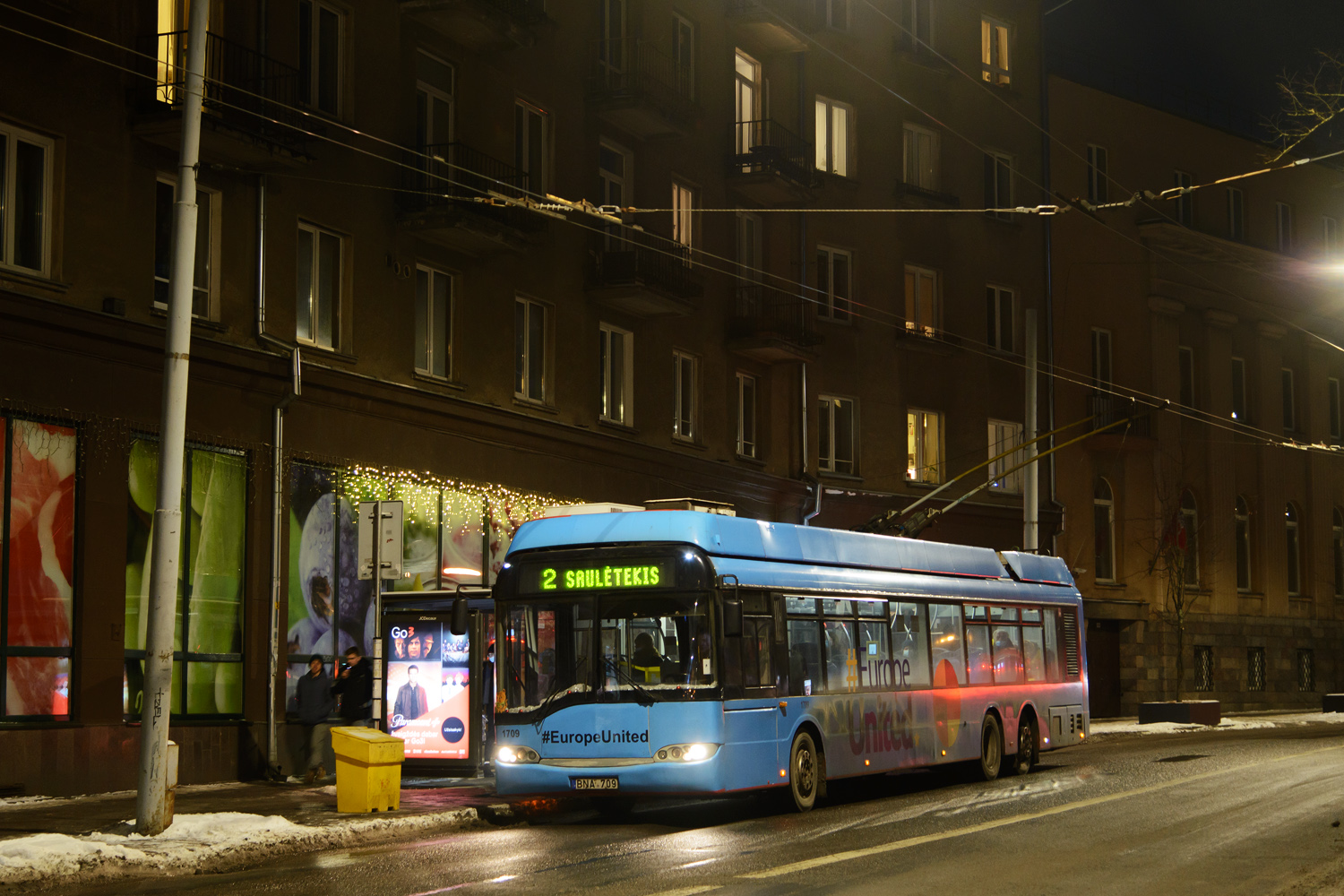 Вильнюс, Solaris Trollino II 15 AC № 1709