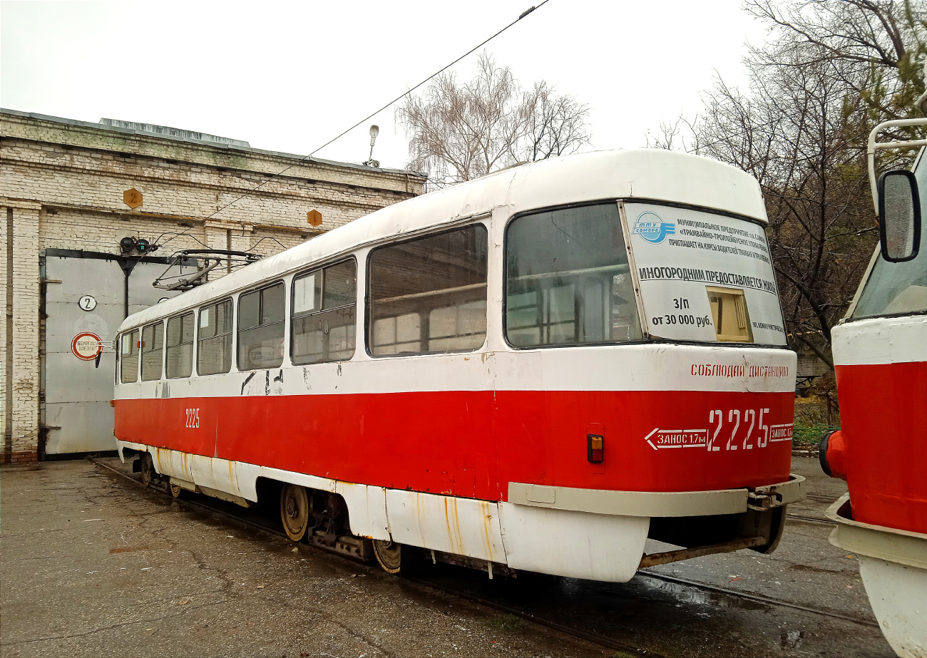 Самара, Tatra T3SU (двухдверная) № 2225
