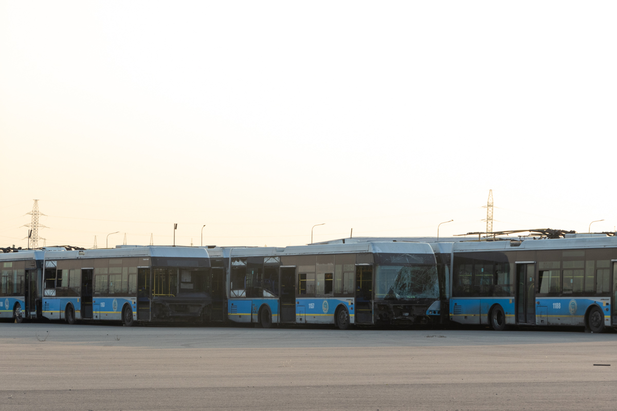 Almaty, YoungMan JNP6120GDZ (Neoplan Kazakhstan) № 1167; Almaty, YoungMan JNP6120GDZ (Neoplan Kazakhstan) № 1157