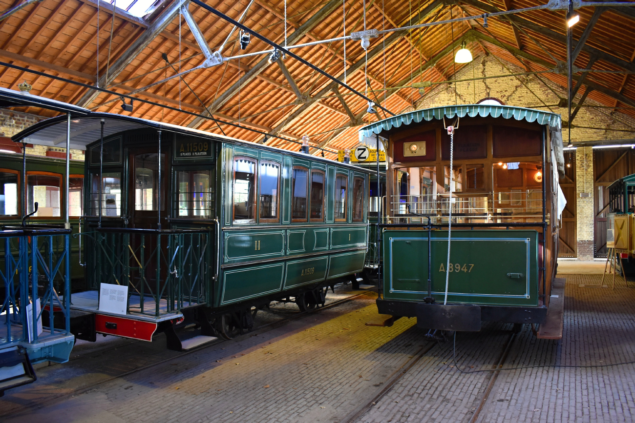 Схепдал, Двухосный прицепной Baume & Marpent № A.11509; Схепдал, Двухосный прицепной вагон № A.8947