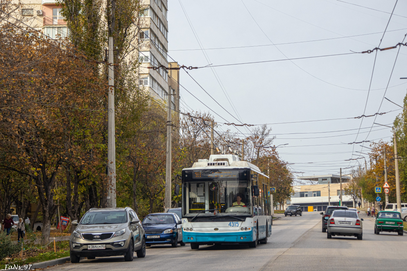 Крымскі тралейбус, Богдан Т70110 № 4315