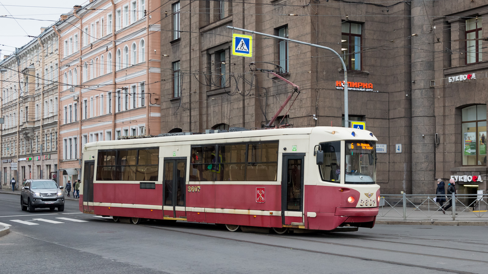 Санкт-Петербург, ЛМ-68М2 (мод. СПб ГЭТ) № 3607