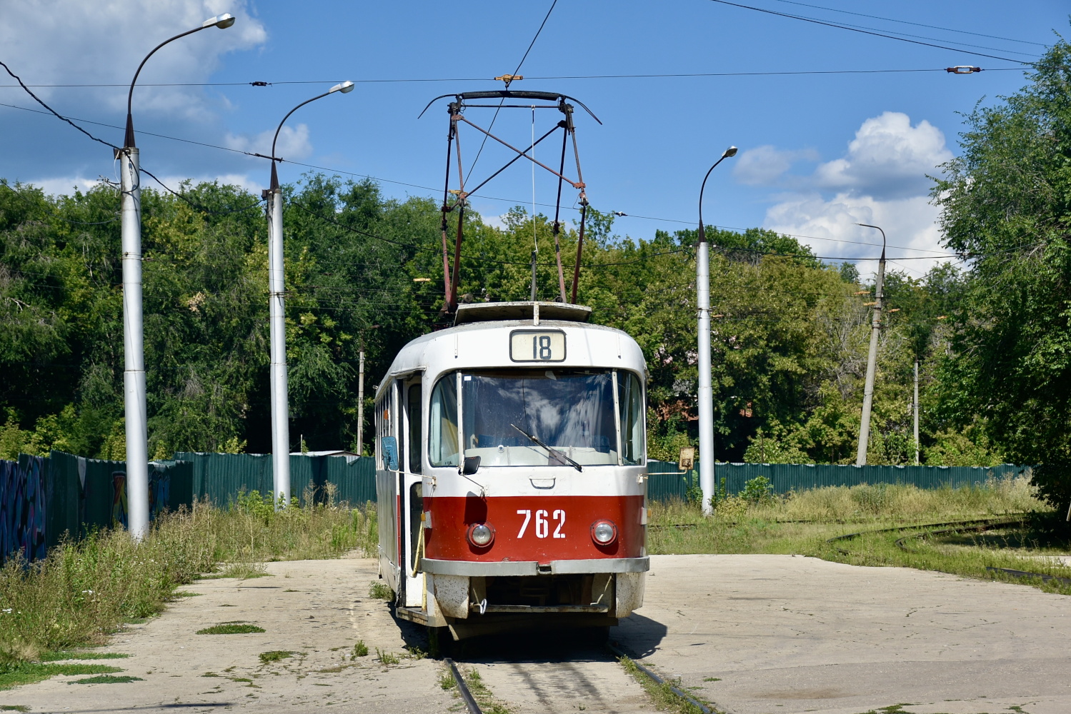 Самара, Tatra T3SU (двухдверная) № 762