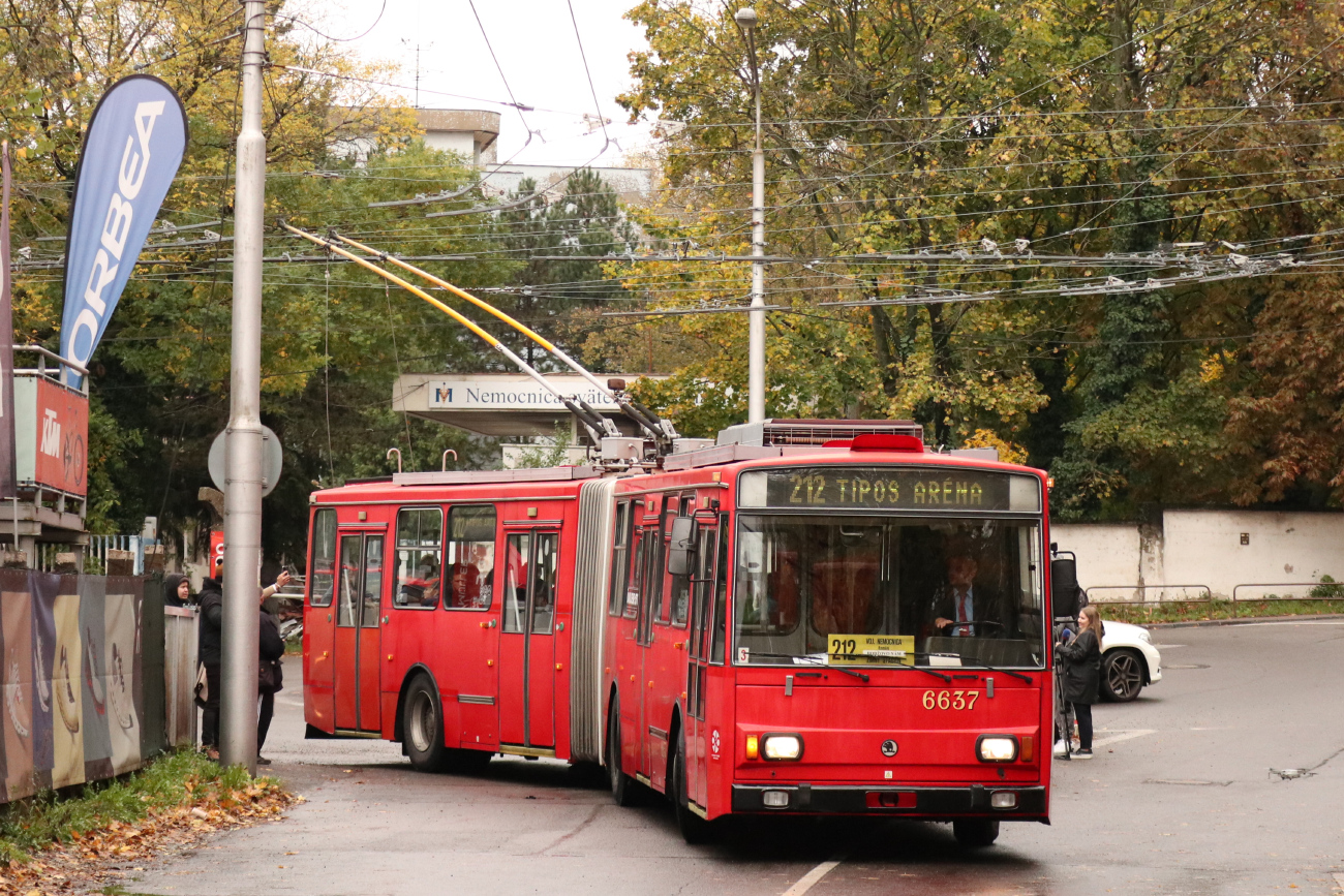 Братислава, Škoda 15Tr13/6M № 6637; Братислава — Прощание с троллейбусами Škoda 15 TrM и их последний день работы