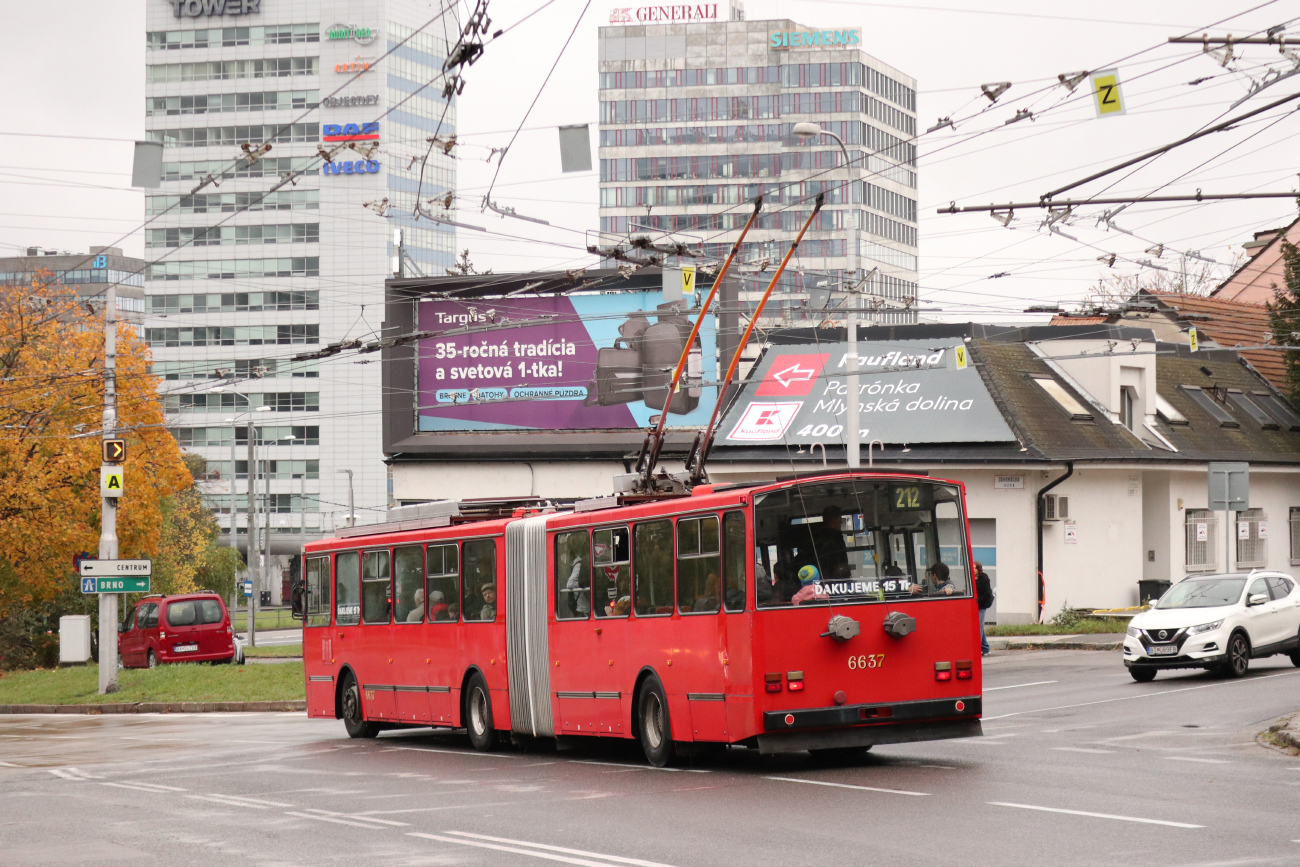 Братислава, Škoda 15Tr13/6M № 6637; Братислава — Прощание с троллейбусами Škoda 15 TrM и их последний день работы