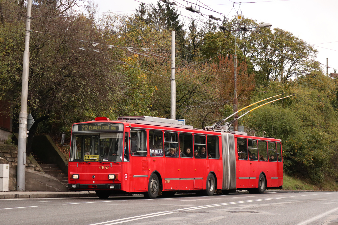Братислава, Škoda 15Tr13/6M № 6637; Братислава — Прощание с троллейбусами Škoda 15 TrM и их последний день работы