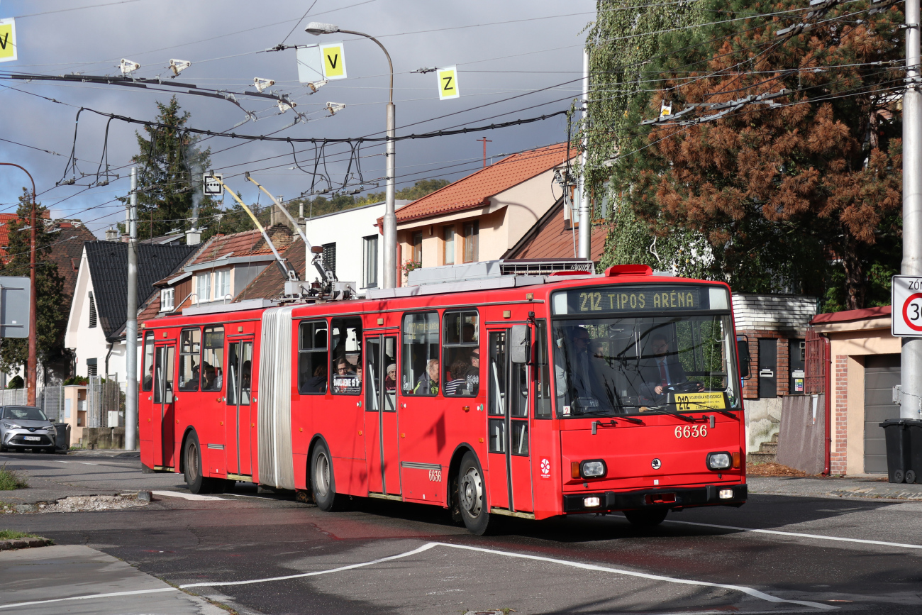 Bratislava, Škoda 15Tr13/6M № 6636; Bratislava — The last day of regular service of trolleybuses Škoda 15 TrM