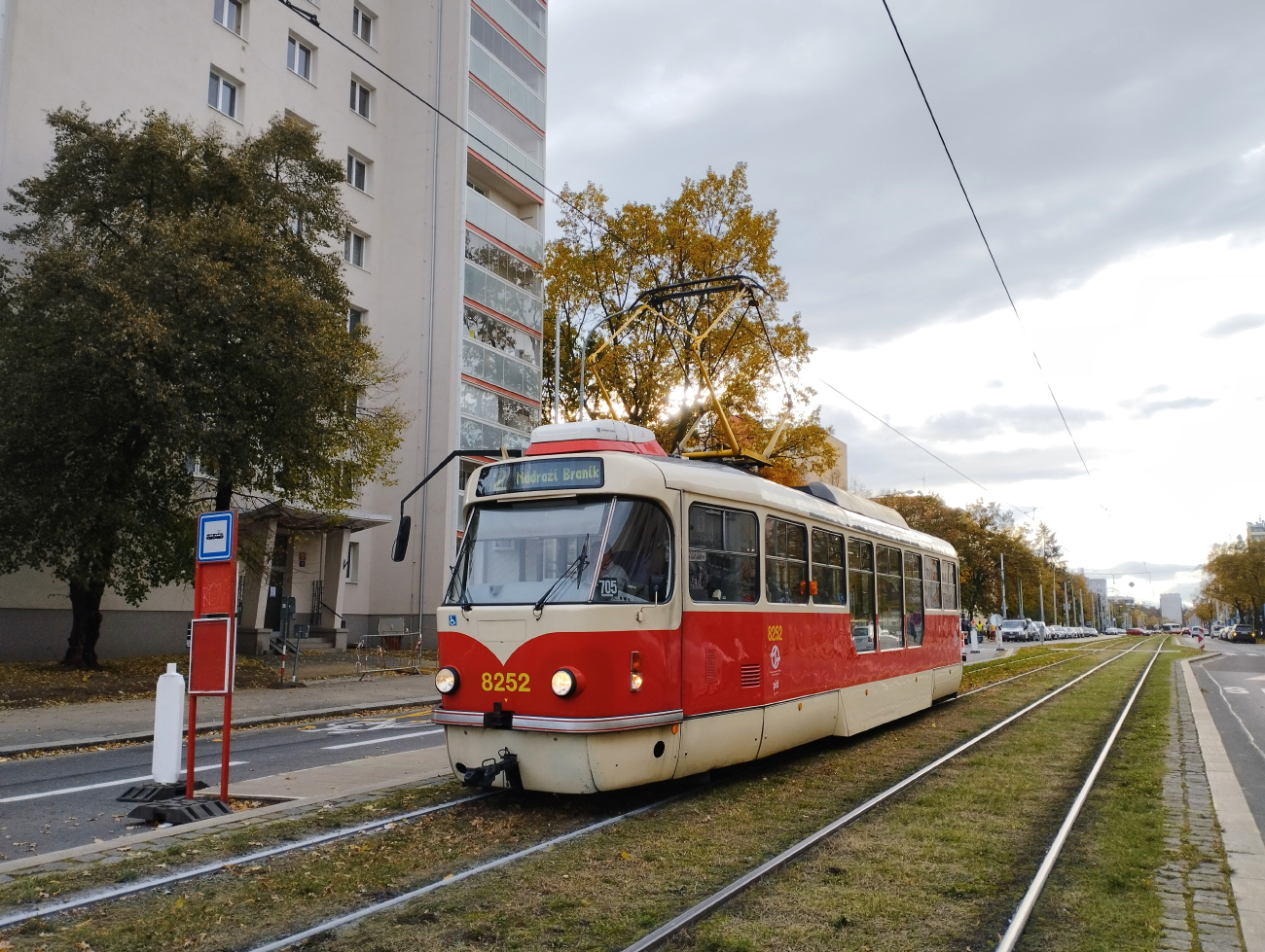 Прага, Tatra T3R.PLF № 8252