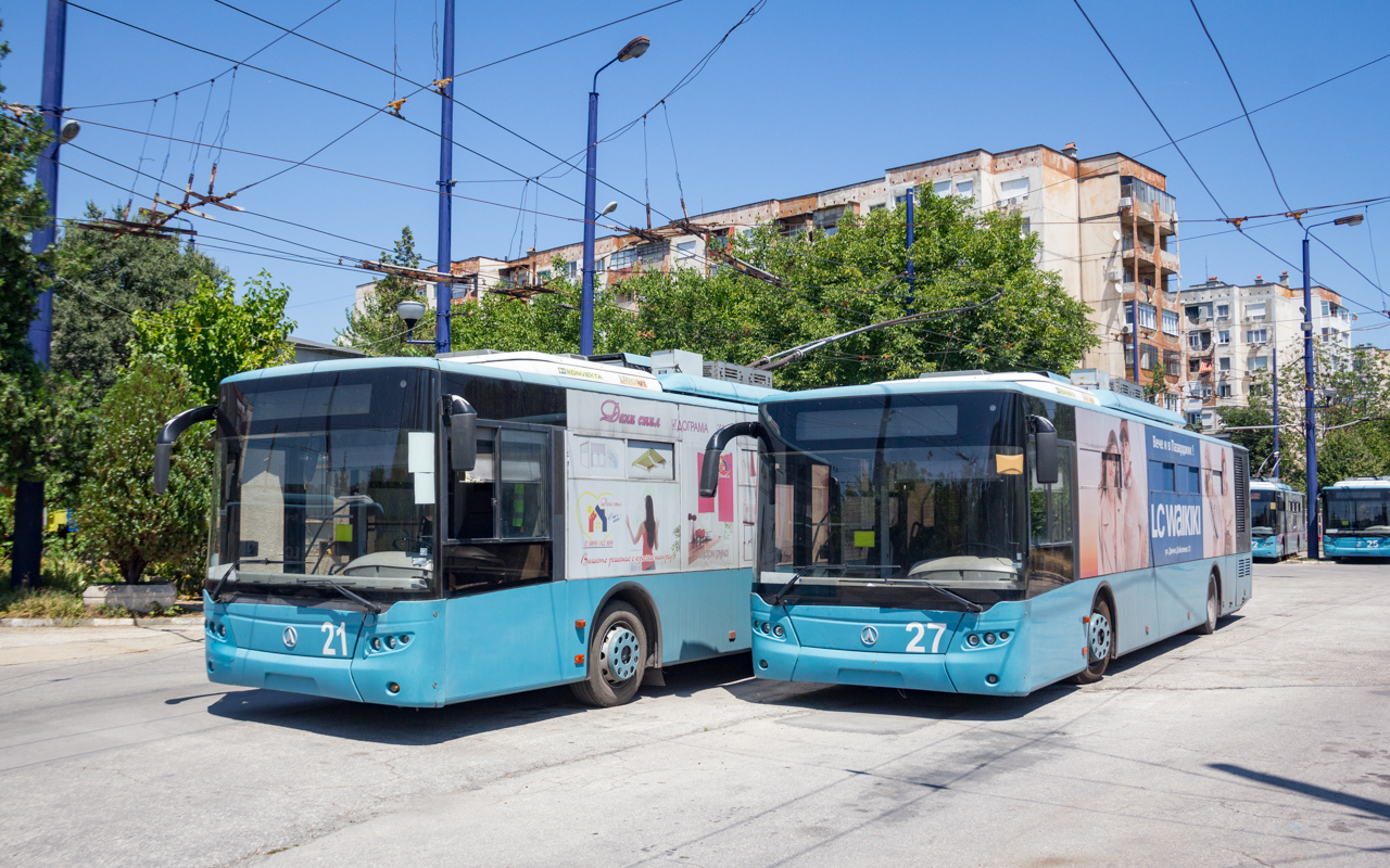 Пазарджик, ЛАЗ E183A1 № 27