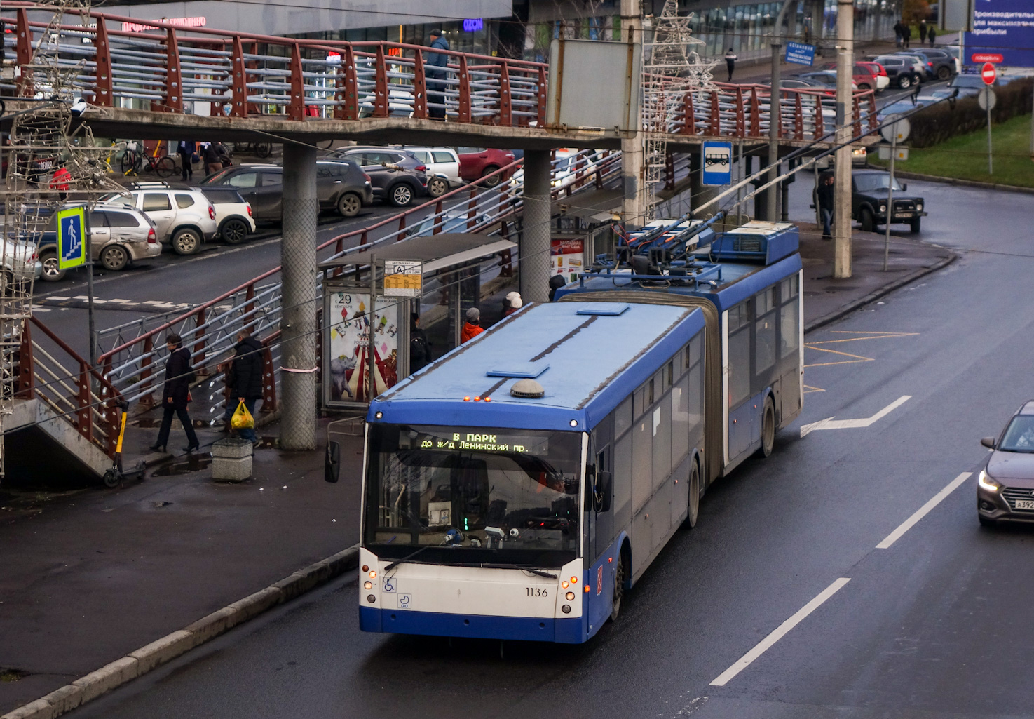 Санкт-Петербург, Тролза-6206.01 «Мегаполис» № 1136