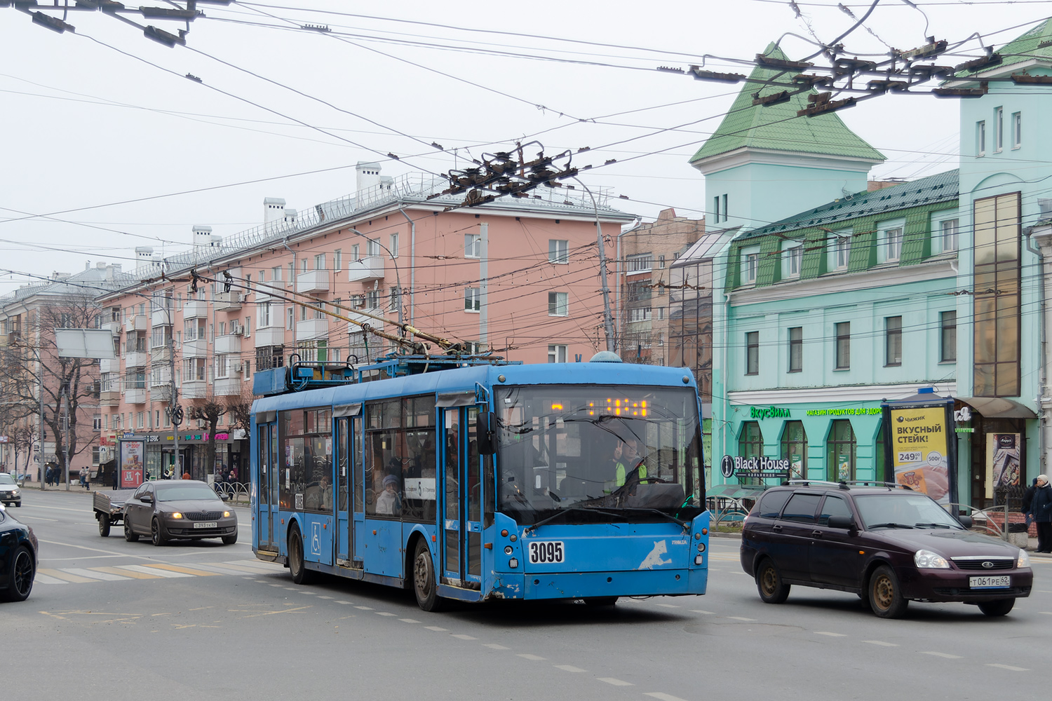 Рязань, Тролза-5265.00 «Мегаполис» № 3095 Рязань, Тролза-5265.00 «Мегаполис» № 3095