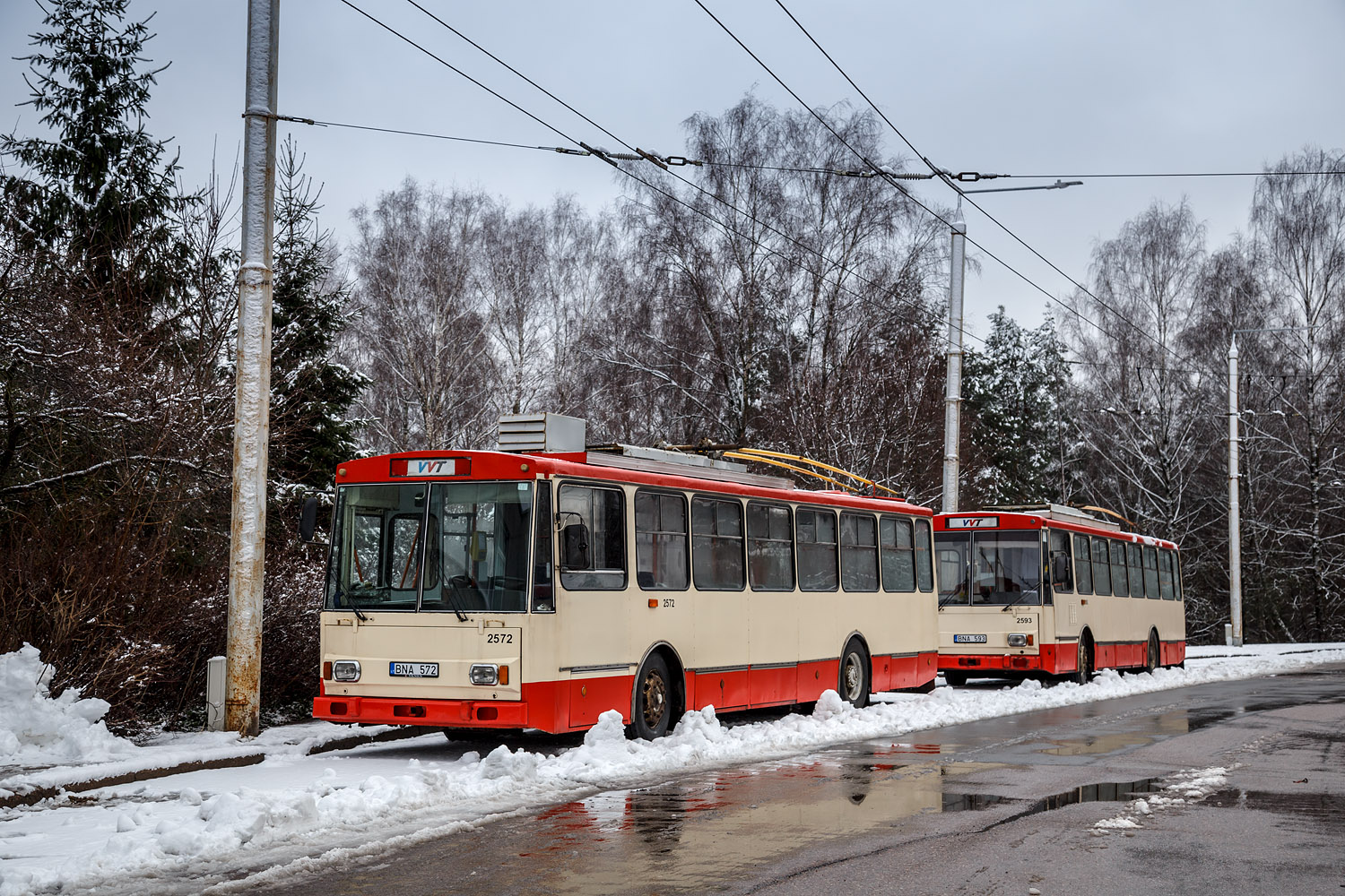Вильнюс, Škoda 14Tr07 № 2572