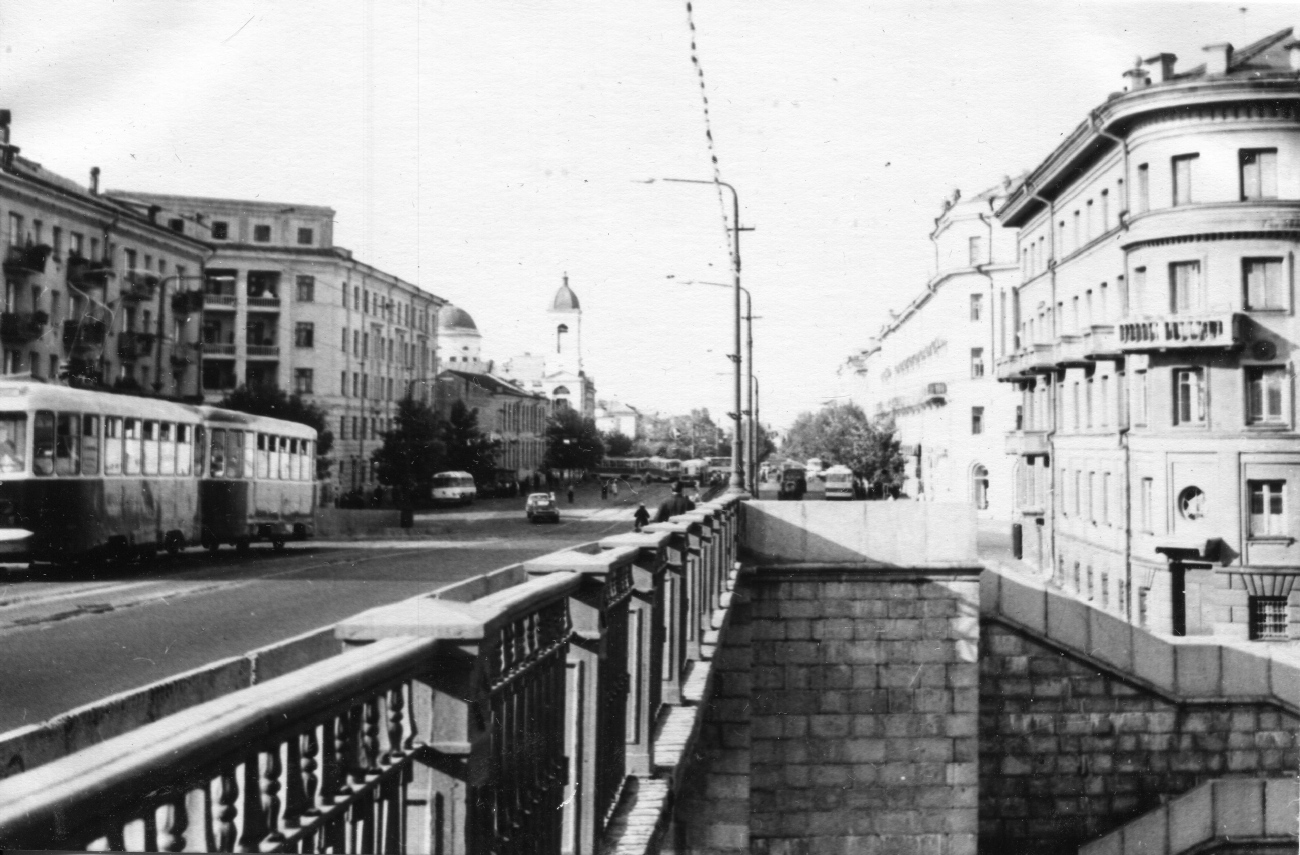 Тверь — Старые фотографии (1917—1991); Тверь — Трамвайные линии: Новый Волжский мост