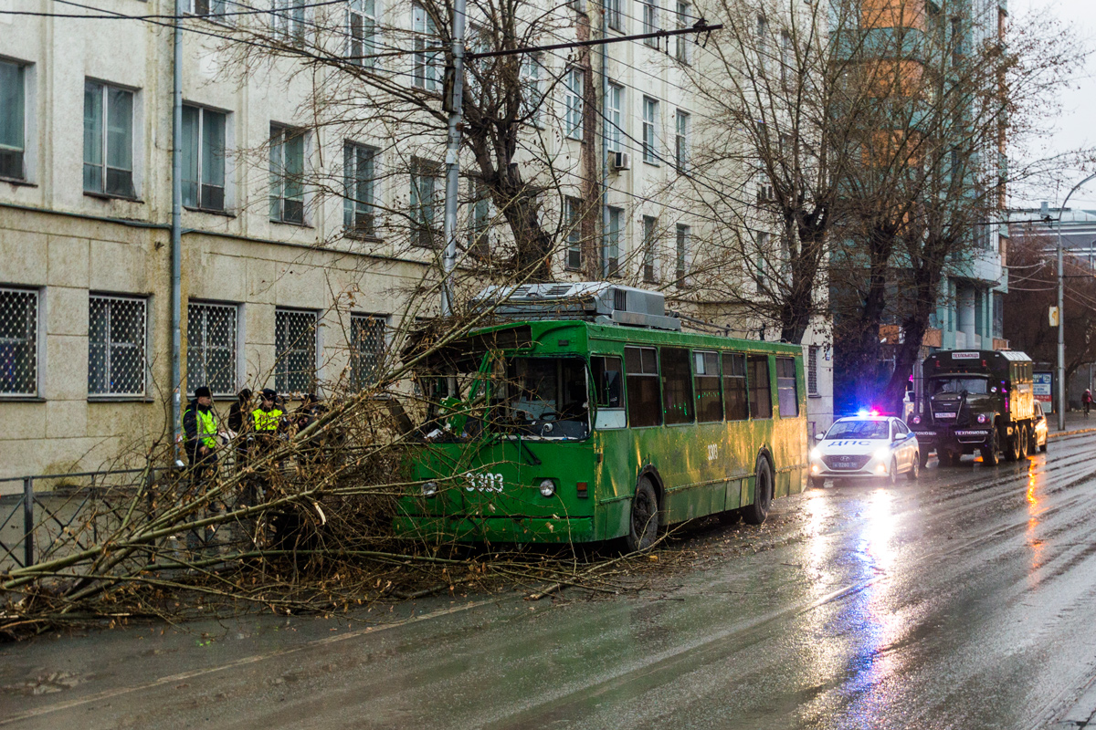 Новосибирск, МТрЗ-6223-0000010 № 3303; Новосибирск — Происшествия