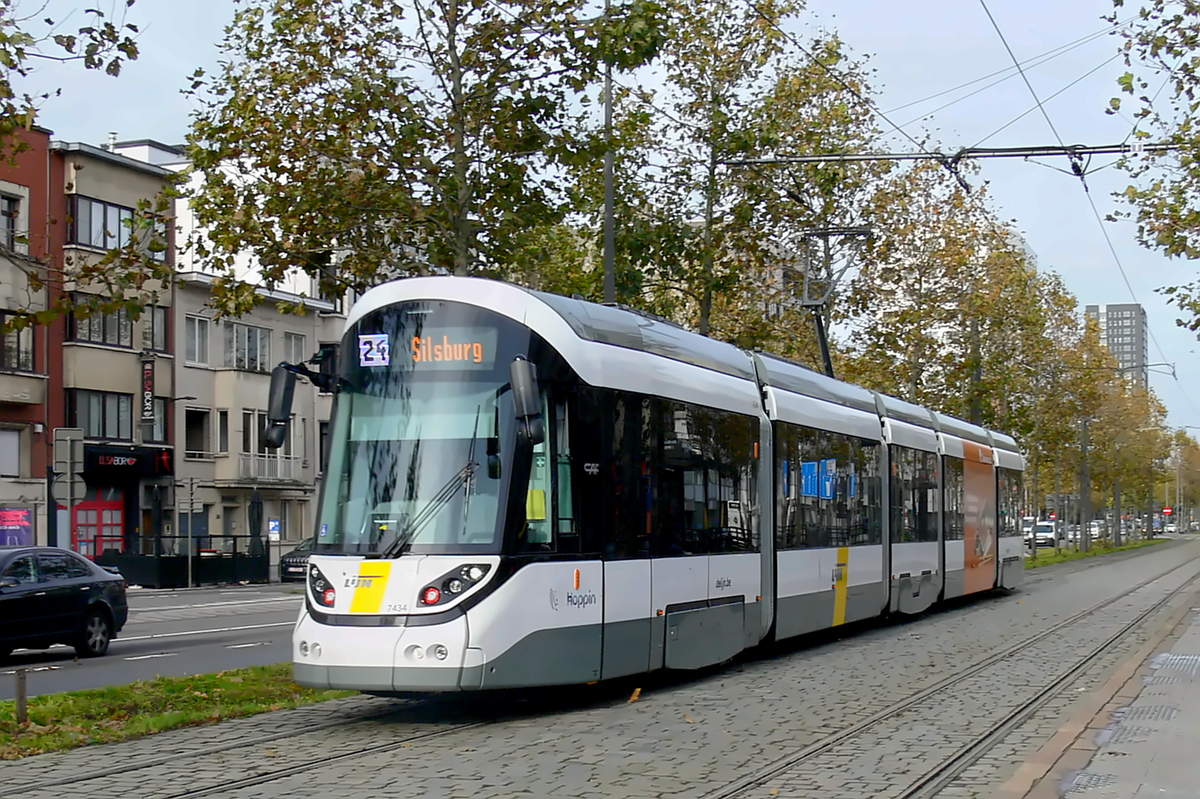 Антверпен, CAF Urbos 100 № 7434