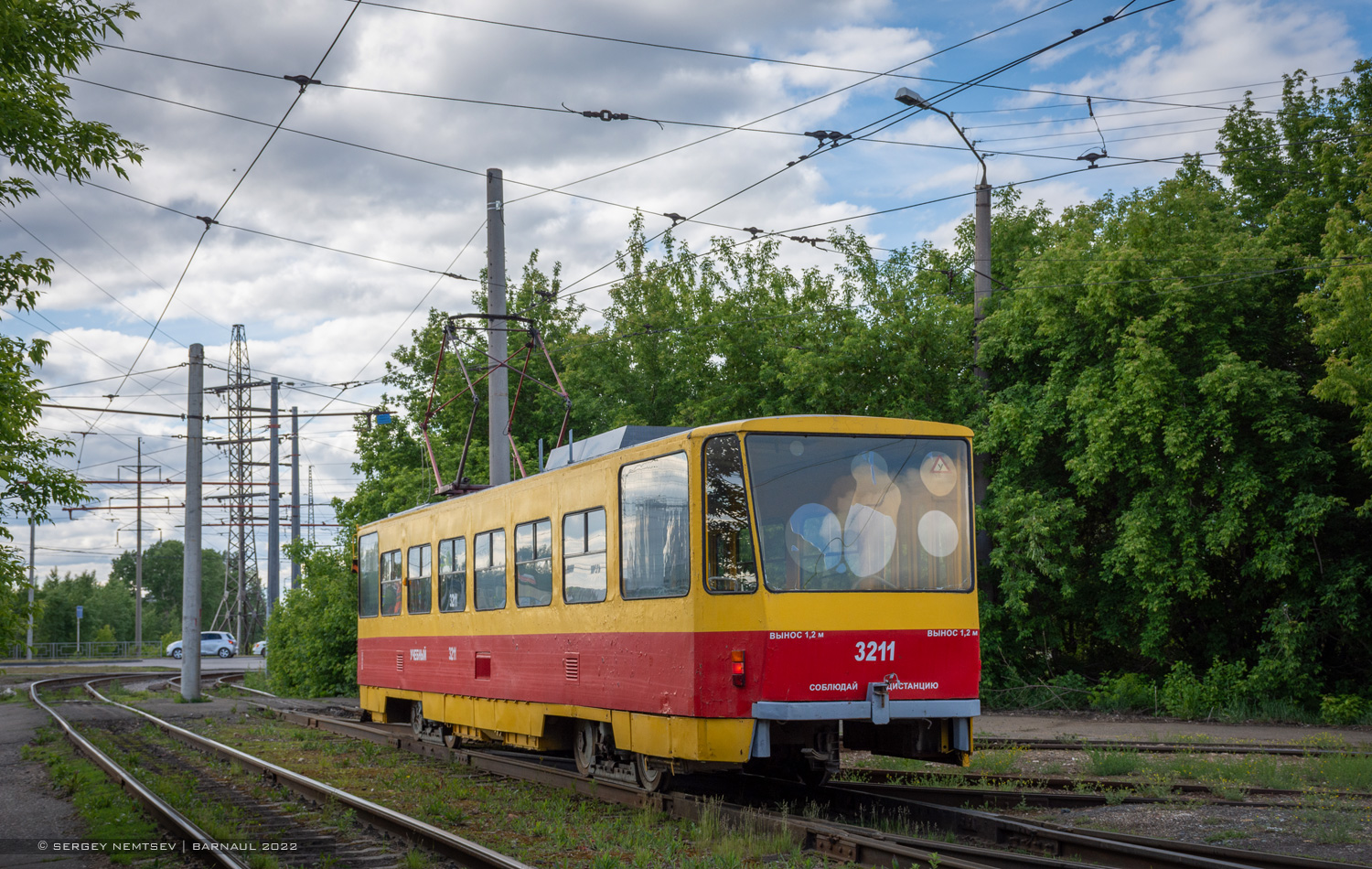 Барнаул, Tatra T6B5SU № 3211