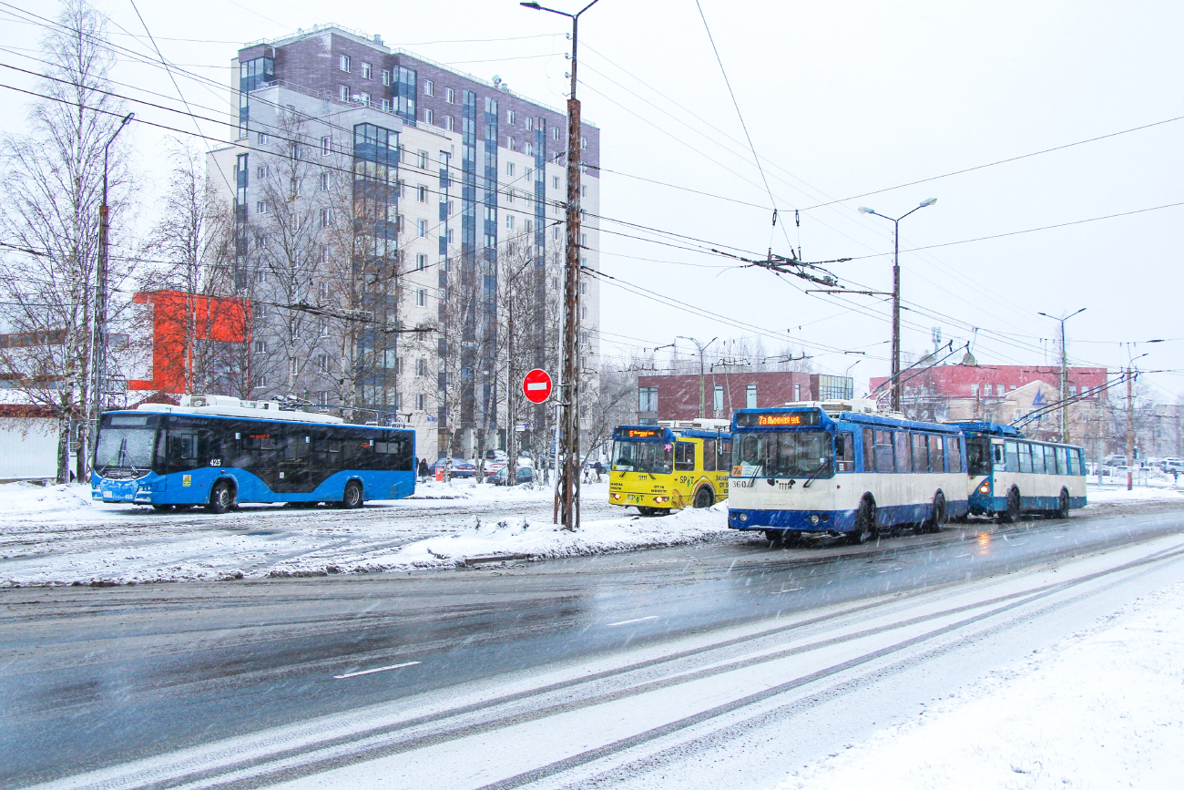 Петрозаводск, ВМЗ-5298.01 «Авангард» № 425; Петрозаводск, ЗиУ-682Г-016.02 № 360