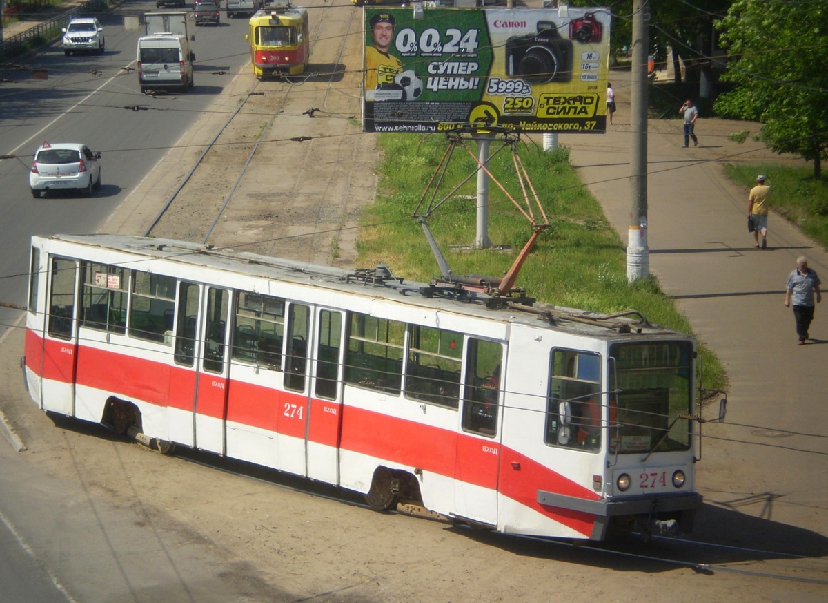 Тверь, 71-608К № 274; Тверь — Трамвайные конечные станции и разворотные кольца