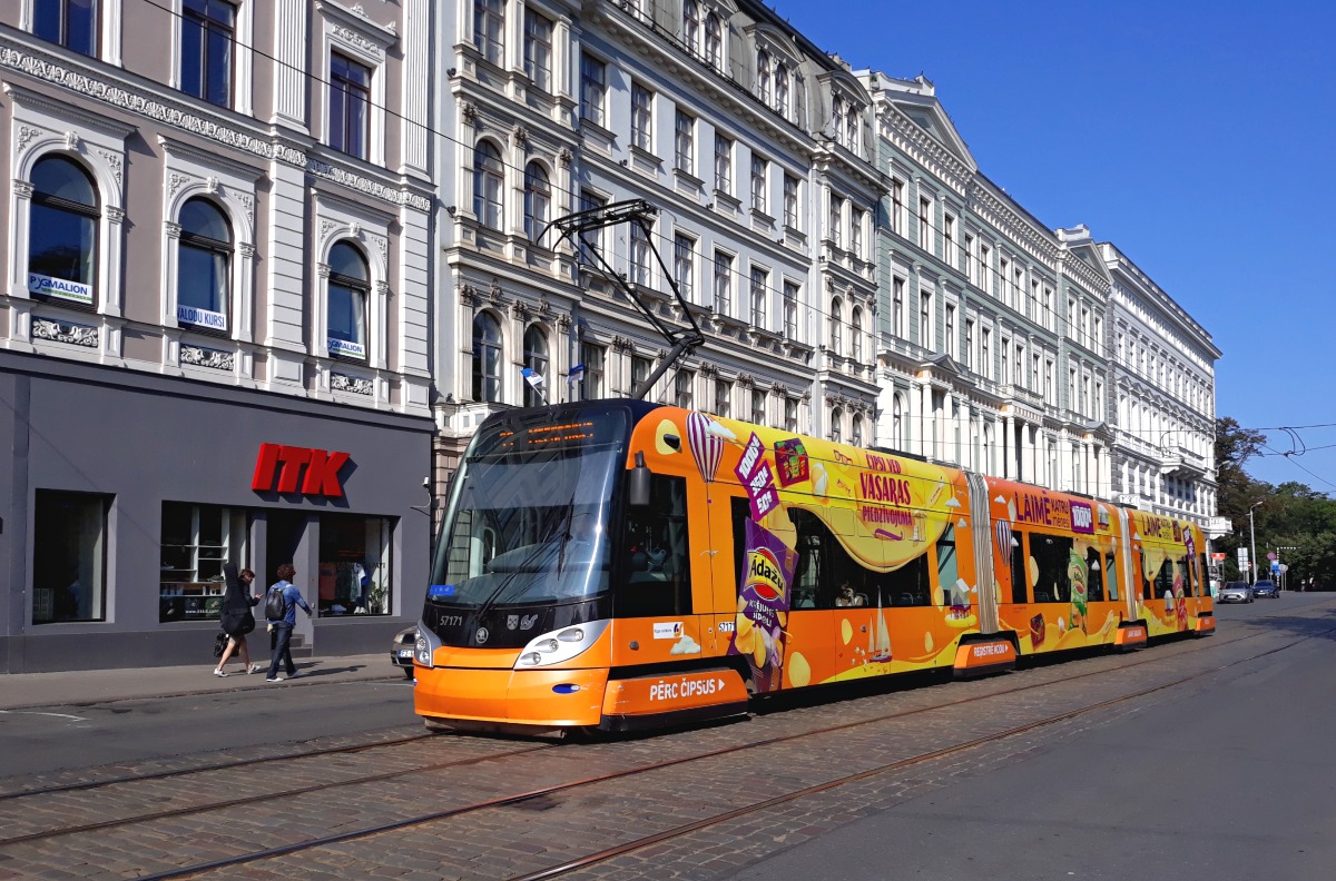 Рига, Škoda 15T ForCity Alfa Riga № 57171