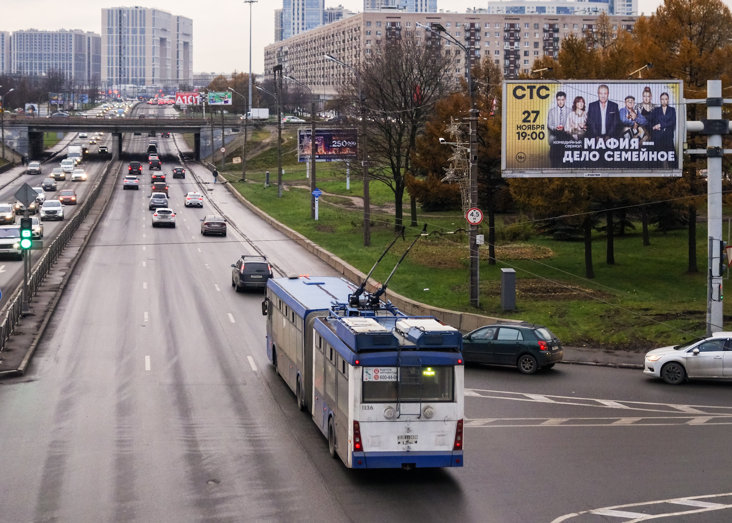 Санкт-Петербург, Тролза-6206.01 «Мегаполис» № 1136