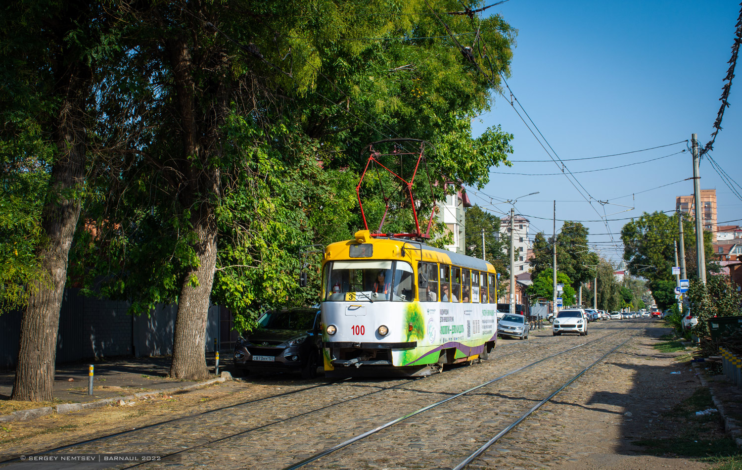 Краснодар, Tatra T3SU № 100