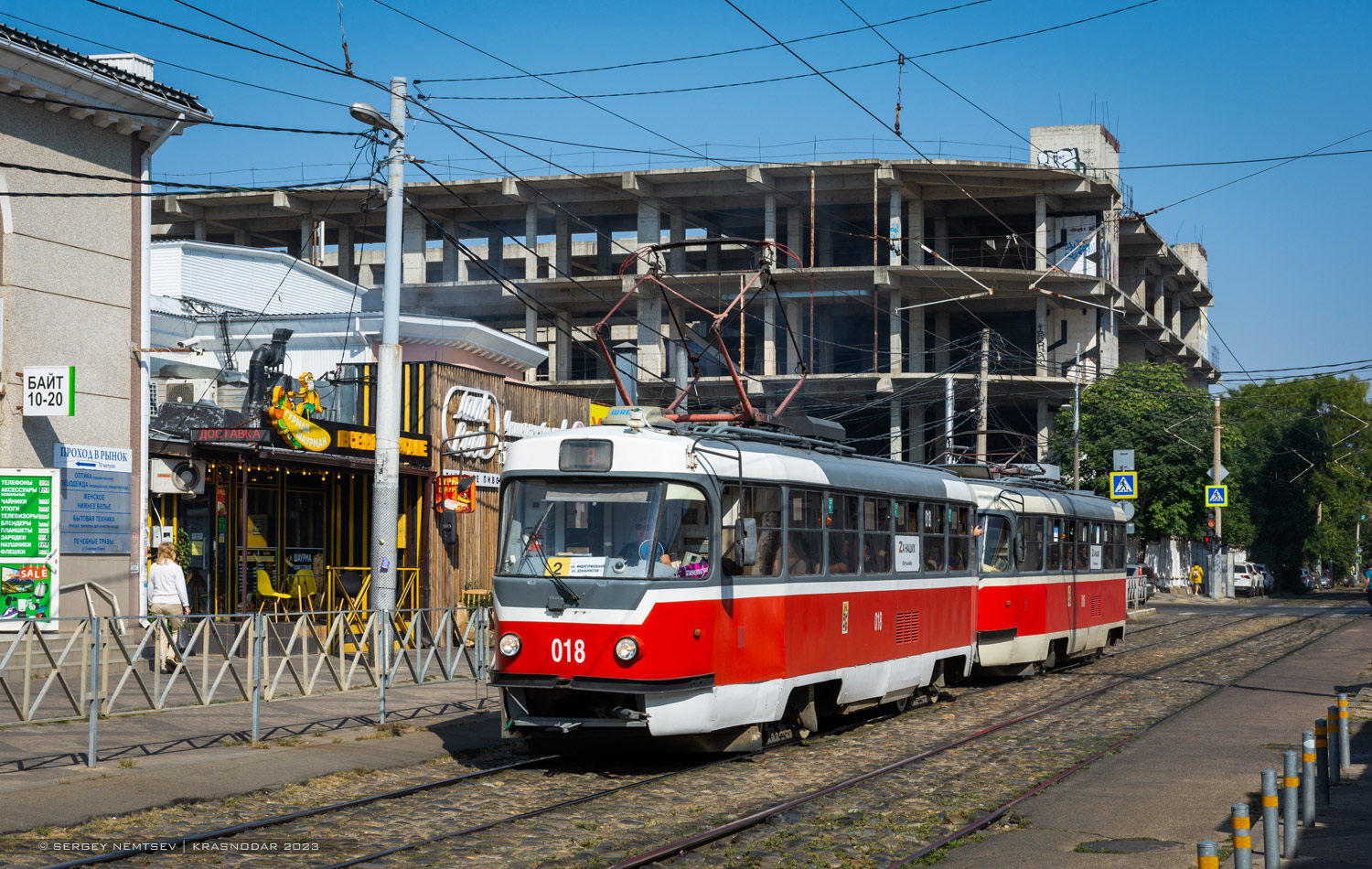 Краснодар, Tatra T3SU КВР ТРЗ № 018