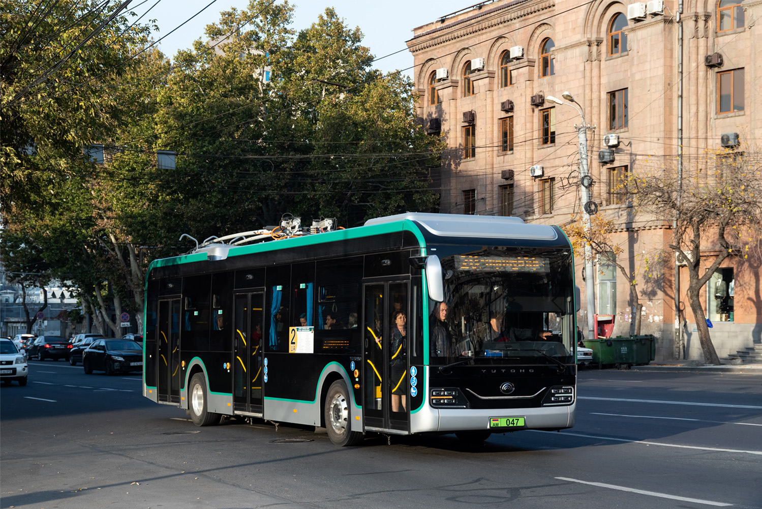 Ереван, Yutong ZK6128BEVG № 047