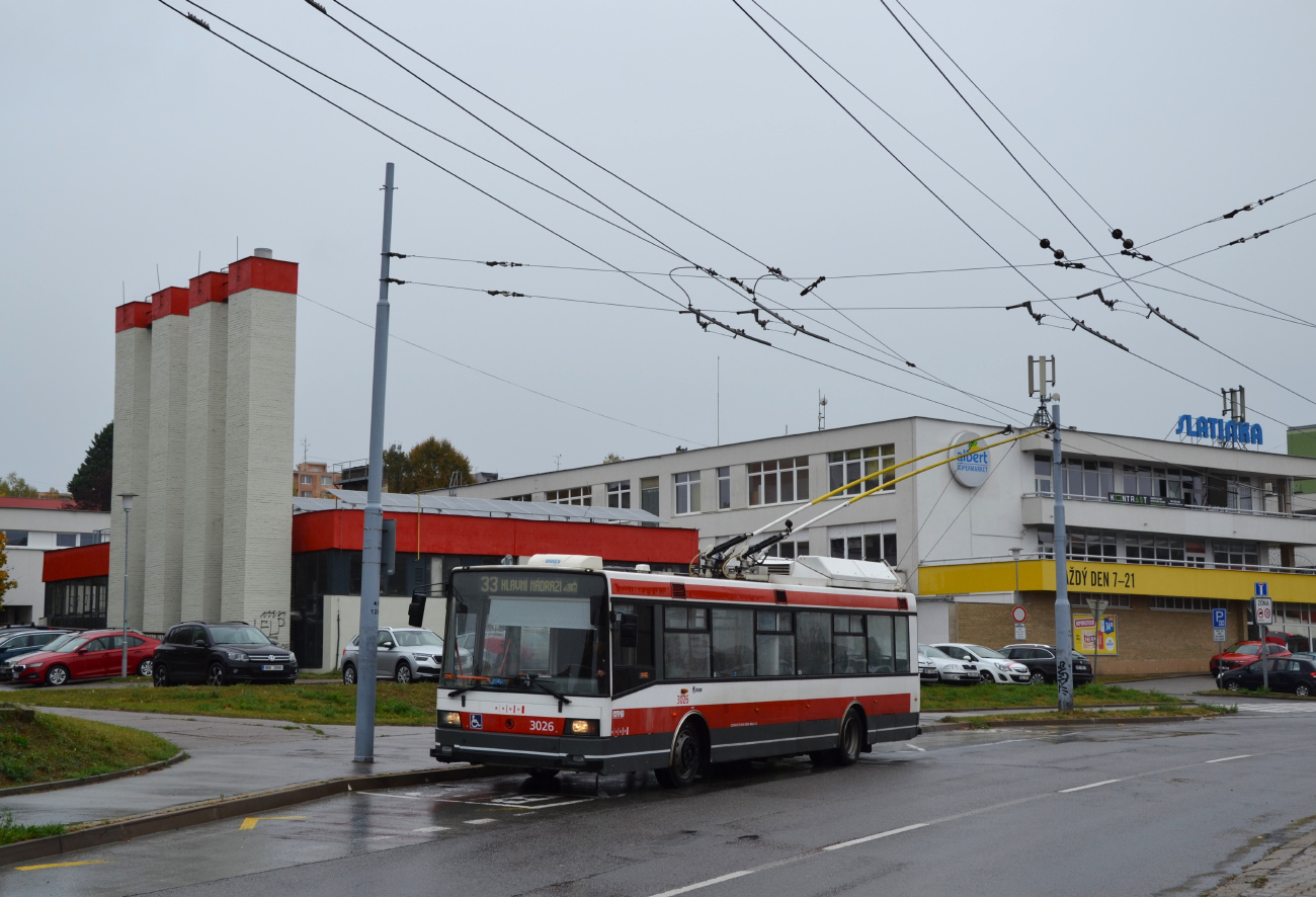 Брно, Škoda 21Tr № 3026
