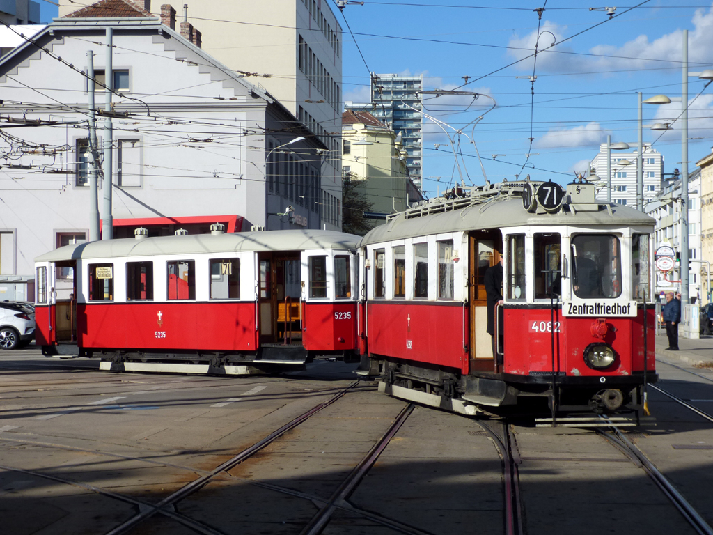 Вена, Lohner Type M № 4082; Вена — 254. поездка VEF — 12.11.2023.