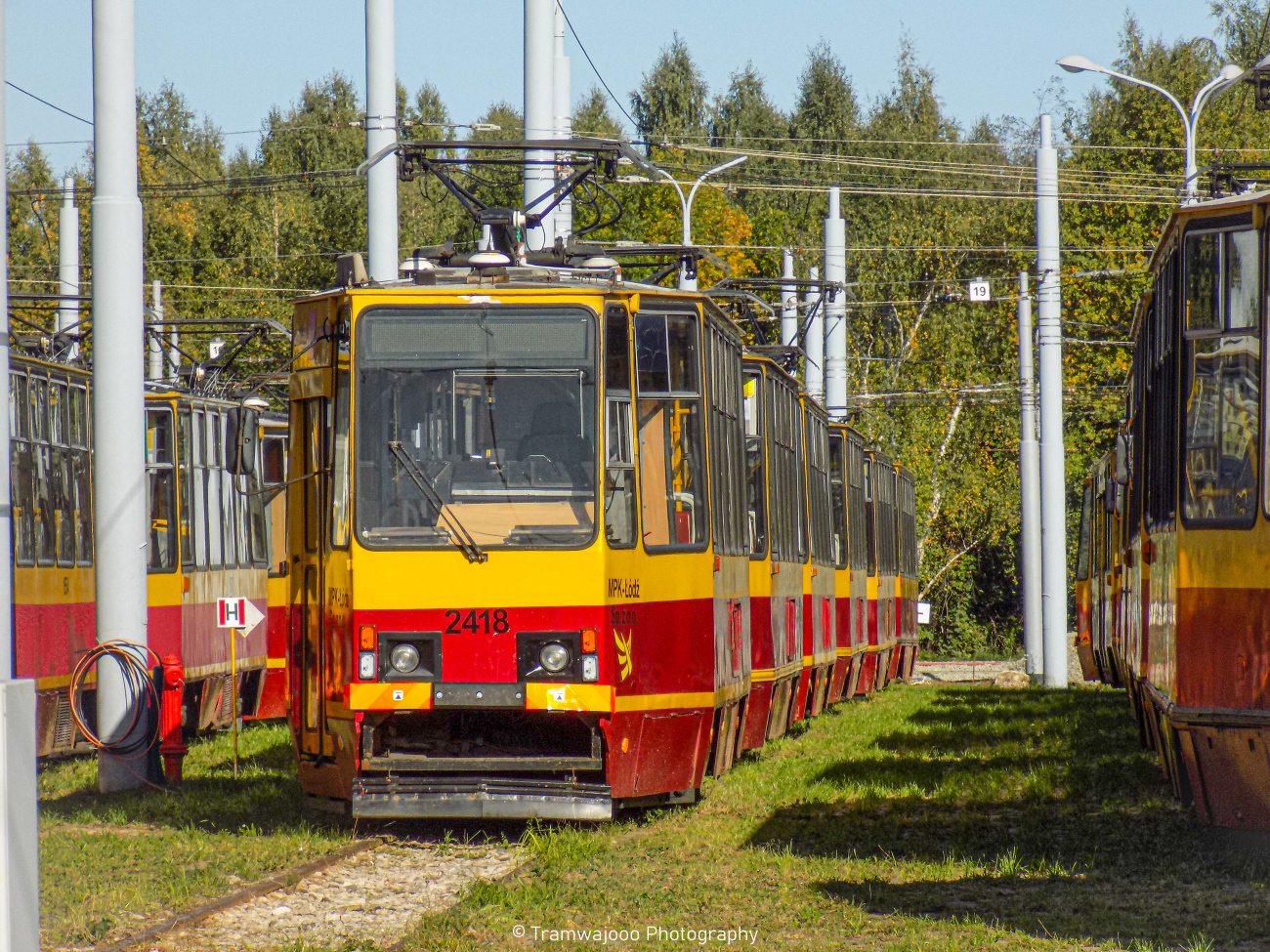 Лодзь, Konstal 805Na № 2418