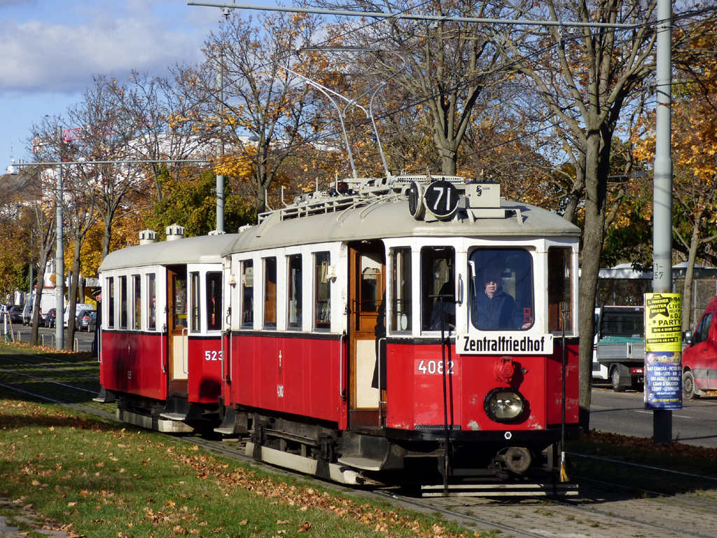 Вена, Lohner Type M № 4082; Вена — 254. поездка VEF — 12.11.2023.