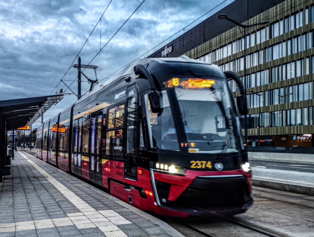 Łódź, Modertrans Moderus Gamma LF 06 AC № 2374