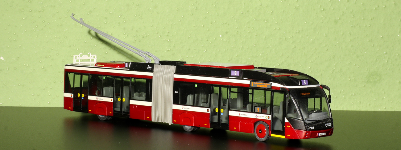 Зальцбург, Solaris Trollino III 18 AC MetroStyle № 355; Моделизм