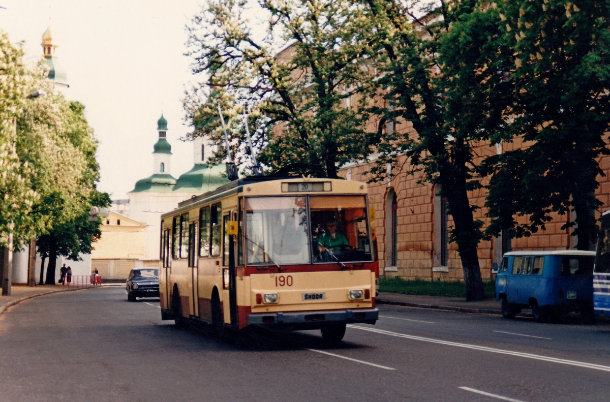 Киев, Škoda 14Tr02/6 № 190; Киев — Исторические фотографии